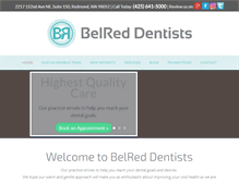 Tablet Screenshot of belreddentist.com